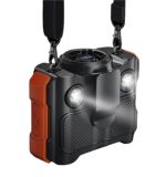 فن کمری و گردنی شارژی Porodo Lifestyle مدل W50 | اسپیکر بلوتوث، پاوربانک و چراغ LED - تصویر 2
