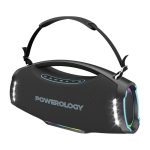 اسپیکر بلوتوثی قابل حمل Powerology Rock 350W مدل PWF9 | نورپردازی RGB و توان 350 وات