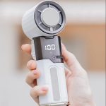 پنکه دستی شارژی MF120 با قابلیت پاوربانک | فن گردنی و رومیزی - تصویر 4