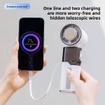 پنکه دستی شارژی MF120 با قابلیت پاوربانک | فن گردنی و رومیزی - تصویر 5