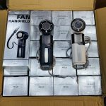 پنکه دستی شارژی MF120 با قابلیت پاوربانک | فن گردنی و رومیزی - تصویر 6