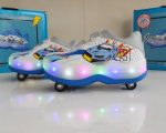 کفش اسکیتی چراغدار چرخ تاشو کودک و نوجوان | کفش اسکیت LED وارداتی - تصویر 8