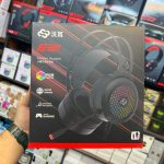 هدفون گیمینگ سیمی اورجینال E21 با میکروفون ENC و نورپردازی RGB - تصویر 7