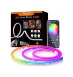 ریسه نئون فلکسی RGB-IC برنامه‌پذیر ۵ متری رونده و حساس به صدا - تصویر 2