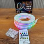 ریسه نئون فلکسی RGB-IC برنامه‌پذیر ۵ متری رونده و حساس به صدا - تصویر 9