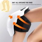 ماساژور شارژی و بی‌سیم زانو مدل HX-118 با ویبره و گرمایش - تصویر 8