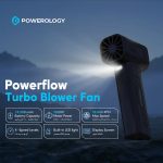 جت فن شارژی توربو Powerology مدل PWF201BK | بلوور ۱۰۰۰ وات با سرعت ۵۵,۰۰۰ دور - تصویر 5