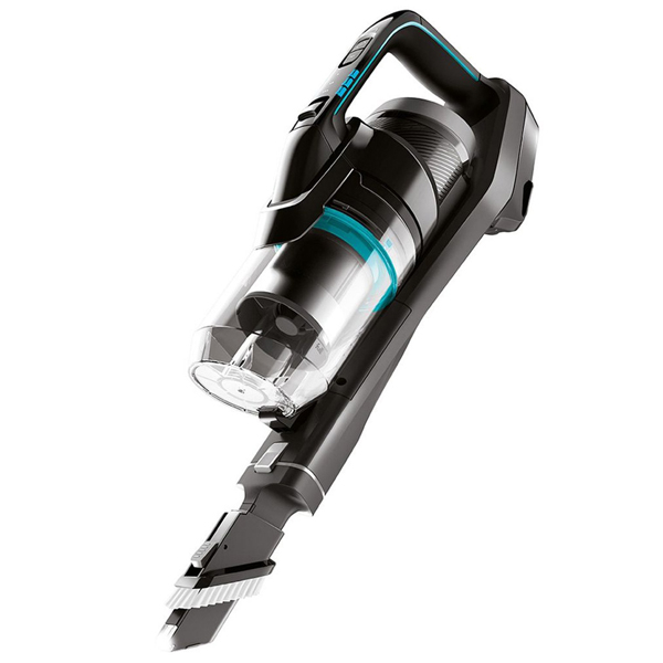 جارو شارژی عصایی بیسل مدل OMNIPET TURBO 3175B با توان موتور 400 وات، ظرفیت باتری 2400mAh، زمان کارکرد 50 دقیقه، برس توربوی موتوری، گردگیری LED، قابلیت تبدیل به جارو دستی، پایه دیواری و ترمز قفل‌کننده چرخ‌ها - نمای 1