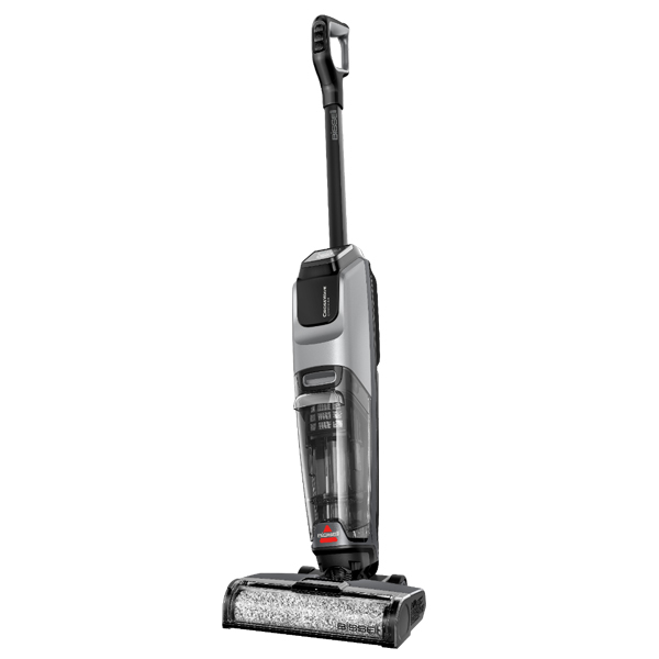 جارو شارژی عصایی بیسل مدل CrossWave OmniForce EDGE 4000E با باتری 2500mAh، توان مکش 31 AirW، سه حالت کاری PowerVac، PowerMop و Turbo، مخزن زباله 660 میلی‌لیتری، مخزن مایعات 440 میلی‌لیتری، برس خودتمیزشونده و فناوری ZEROGAP - نمای 1