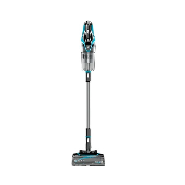 جارو شارژی عصایی بیسل مدل MULTI REACH ACTIVE 21V با باتری لیتیوم و قدرت مکش قابل تنظیم، مخزن 0.5 لیتری، پارویی برس‌دار با قابلیت جمع‌آوری زباله‌های ریز، نمایشگر شارژ باتری، قابلیت استفاده ایستاده و دستی و زمان کارکرد تا 30 دقیقه
